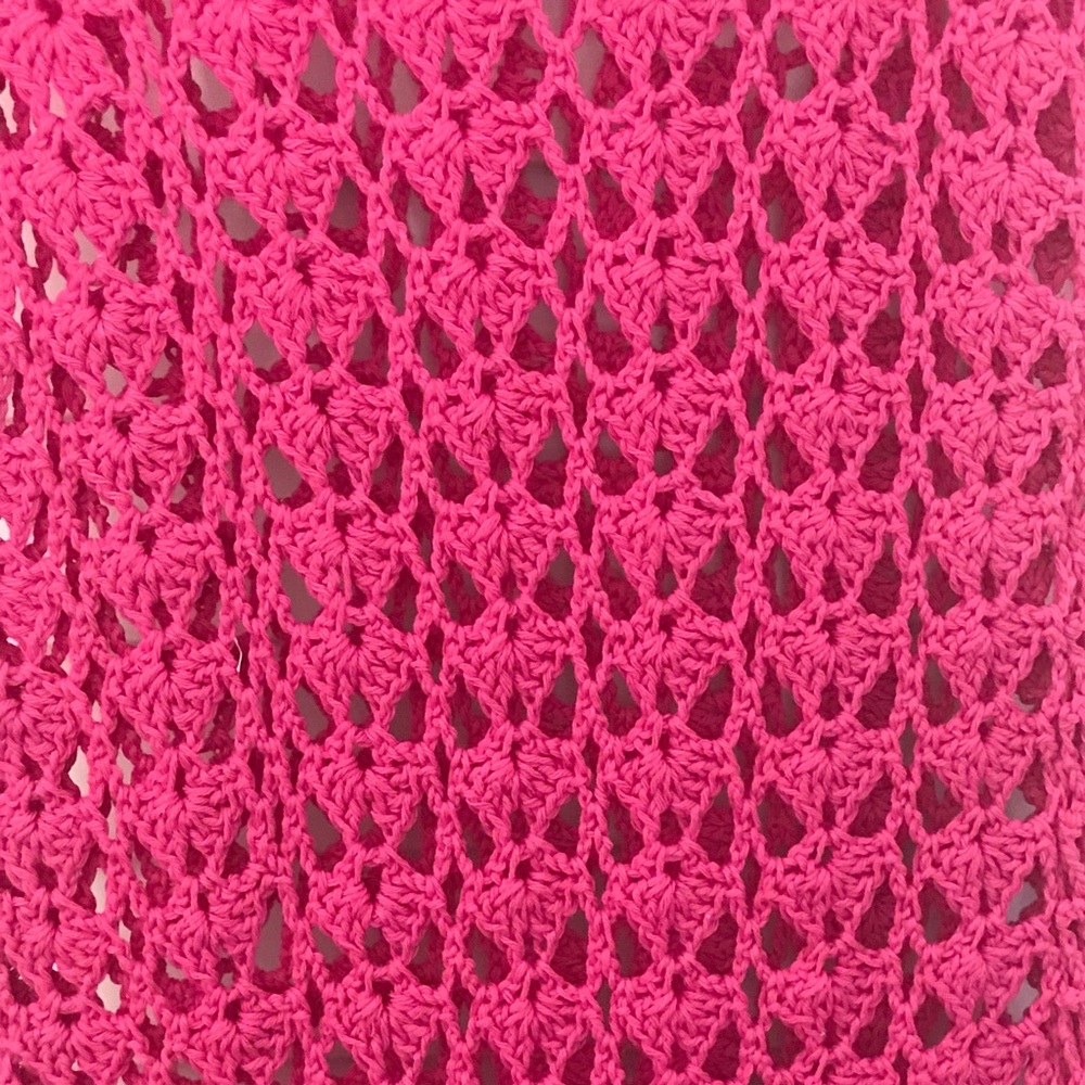 Vestido tejido crochet artesanal